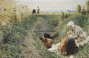 Anders Zorn vart dagliga brod France oil painting artist